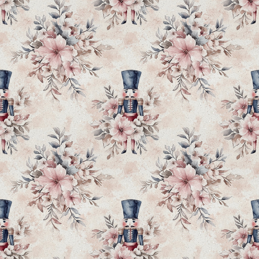 Daily Deal: A Frosted Christmas Pattern 9 Quilting Cotton Fabric - 45" x 2 Yards"