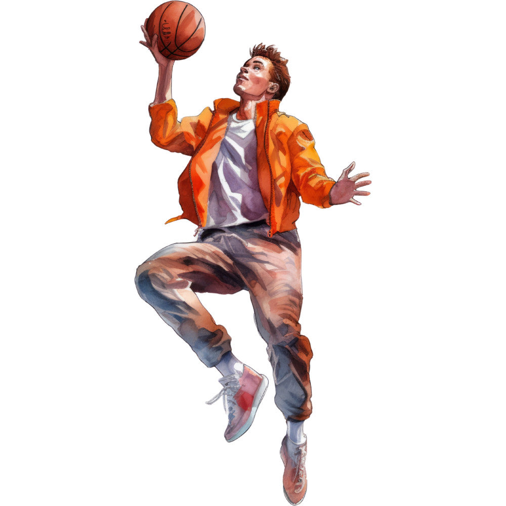 Basketball Game Fabric Panel 28