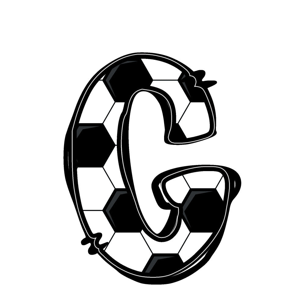 Soccer Alphabet Fabric Panel 6