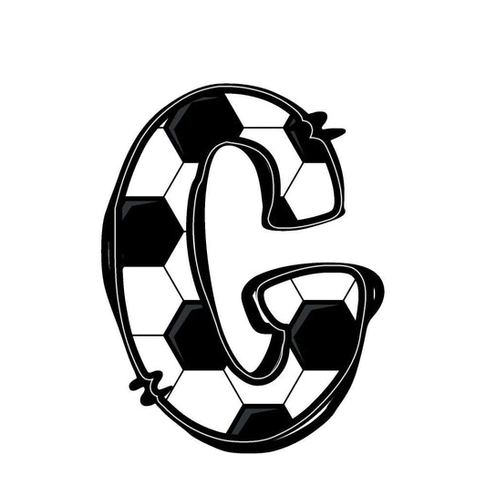 Soccer Alphabet Fabric Panel 6