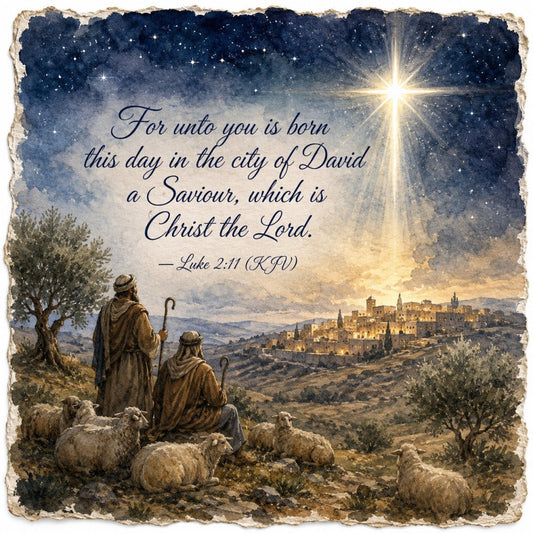 Inspirational Christmas Verses Fabric Panel 2