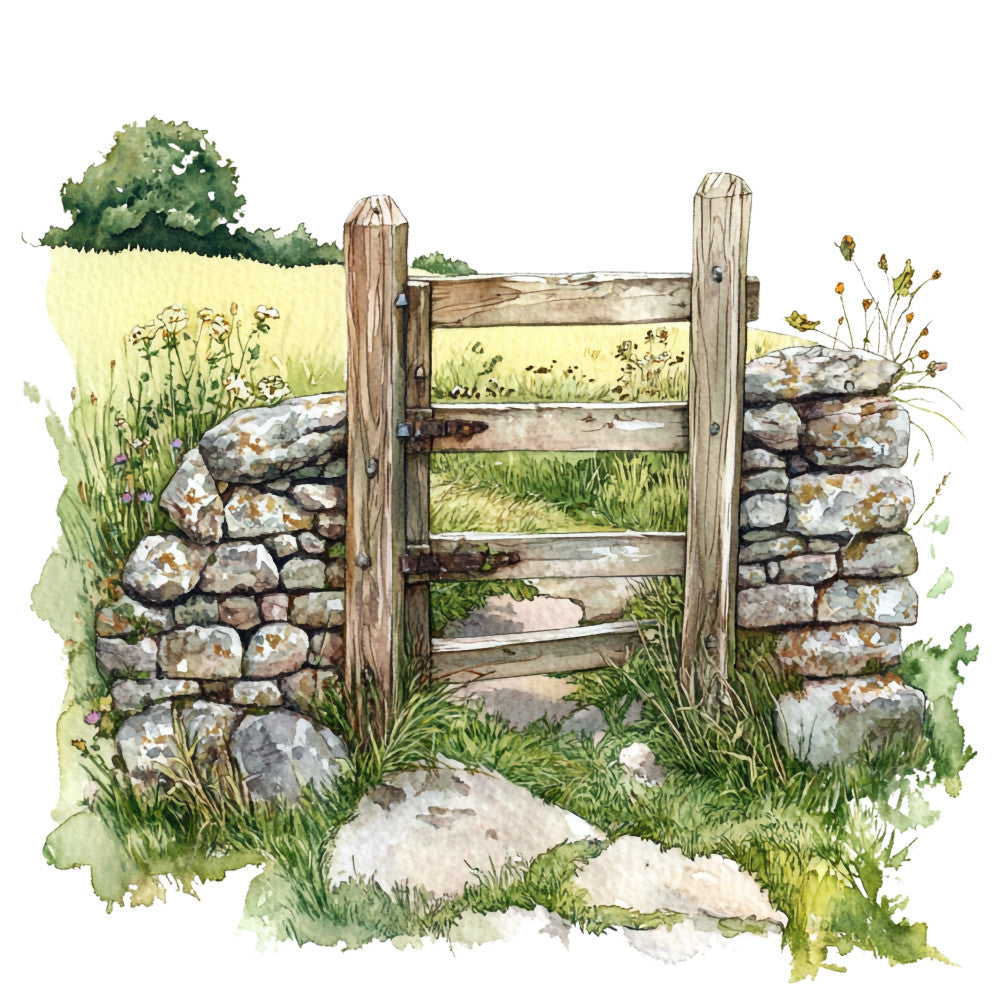 English Countryside Fabric Panel 11