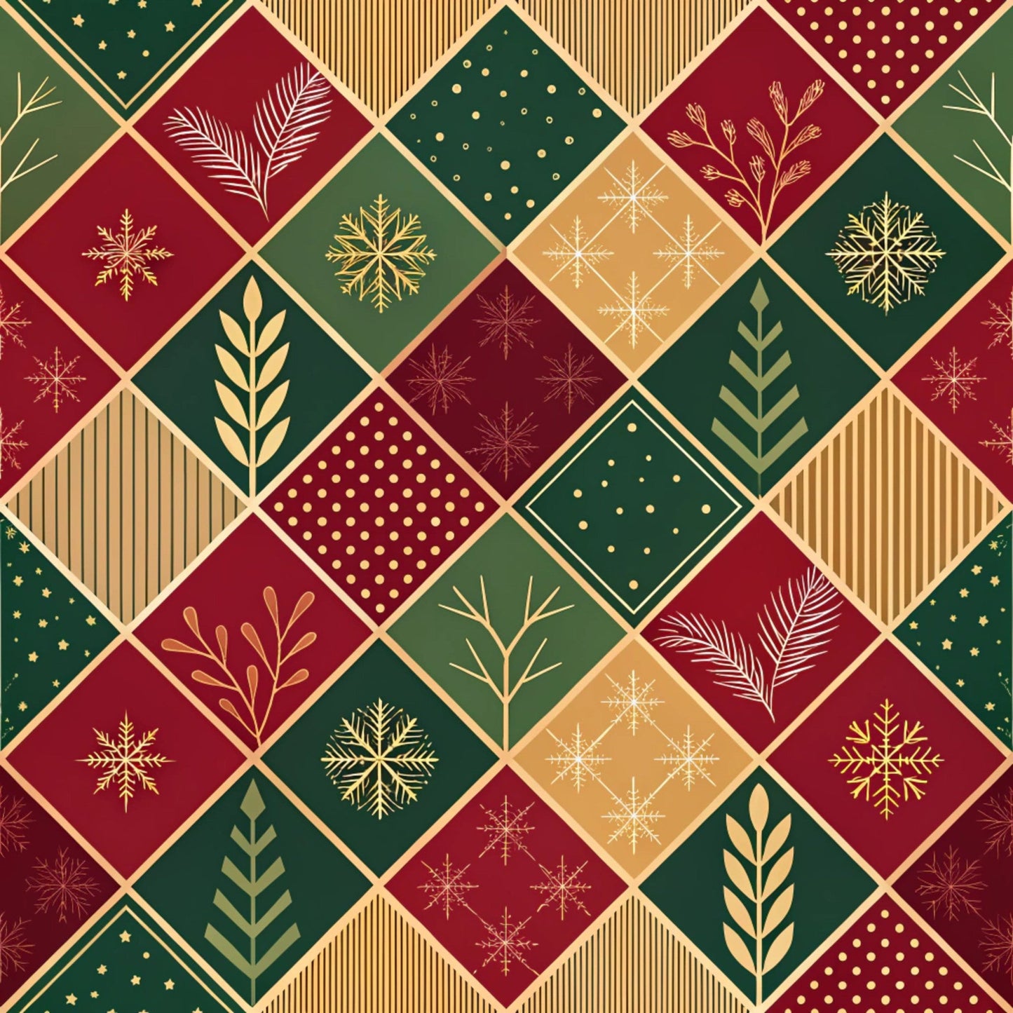 Daily Deal: Dear Santa Pattern 13 Quilting Cotton Fabric - 118" x 1 Yard"