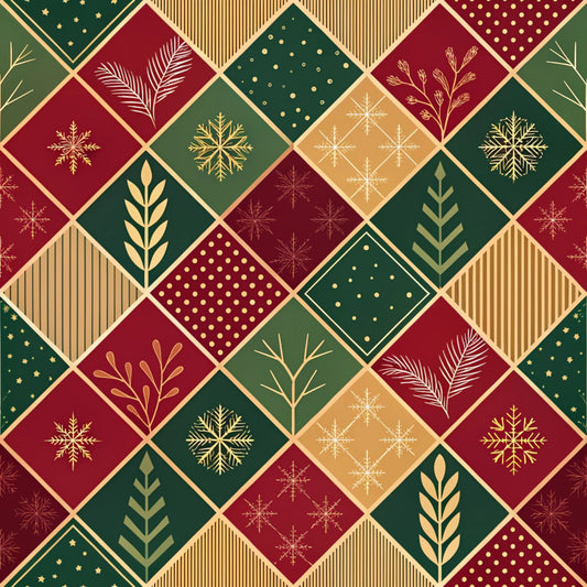 Daily Deal: Dear Santa Pattern 13 Quilting Cotton Fabric - 118" x 1 Yard"