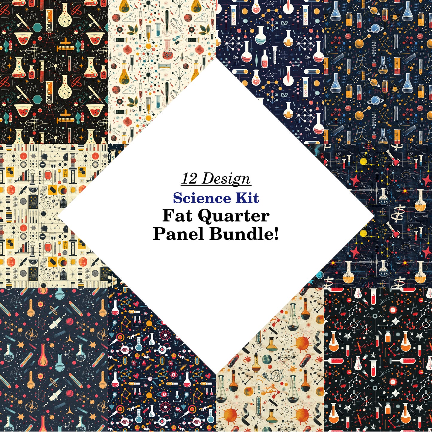 Science Kit Fat Quarter Bundle