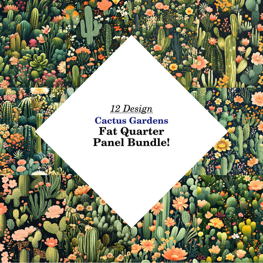 Cactus Gardens Fat Quarter Bundle