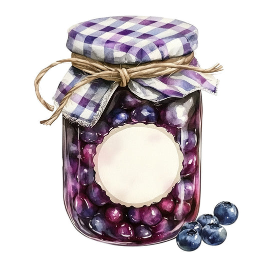 Blueberry Gardens Fabric Panel 21