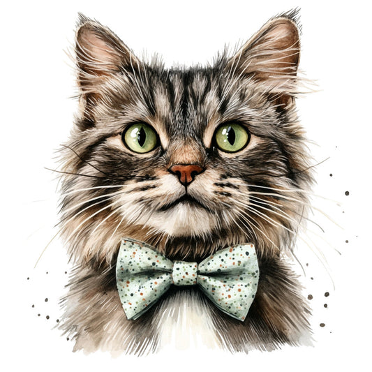Quirky Cat Fabric Panel 27
