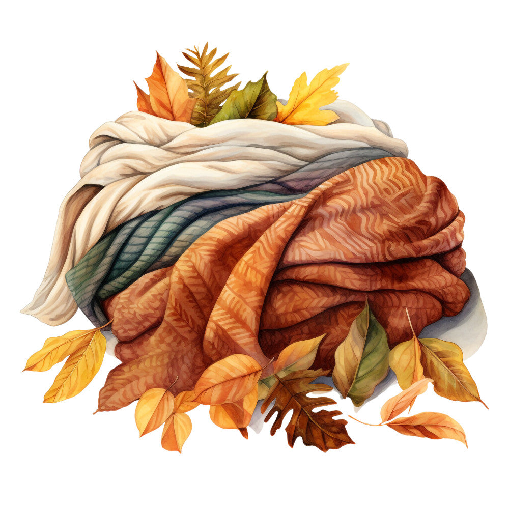 Cozy Autumn Fabric Panel 29