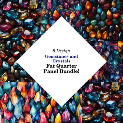 Gemstones and Crystals Fat Quarter Bundle