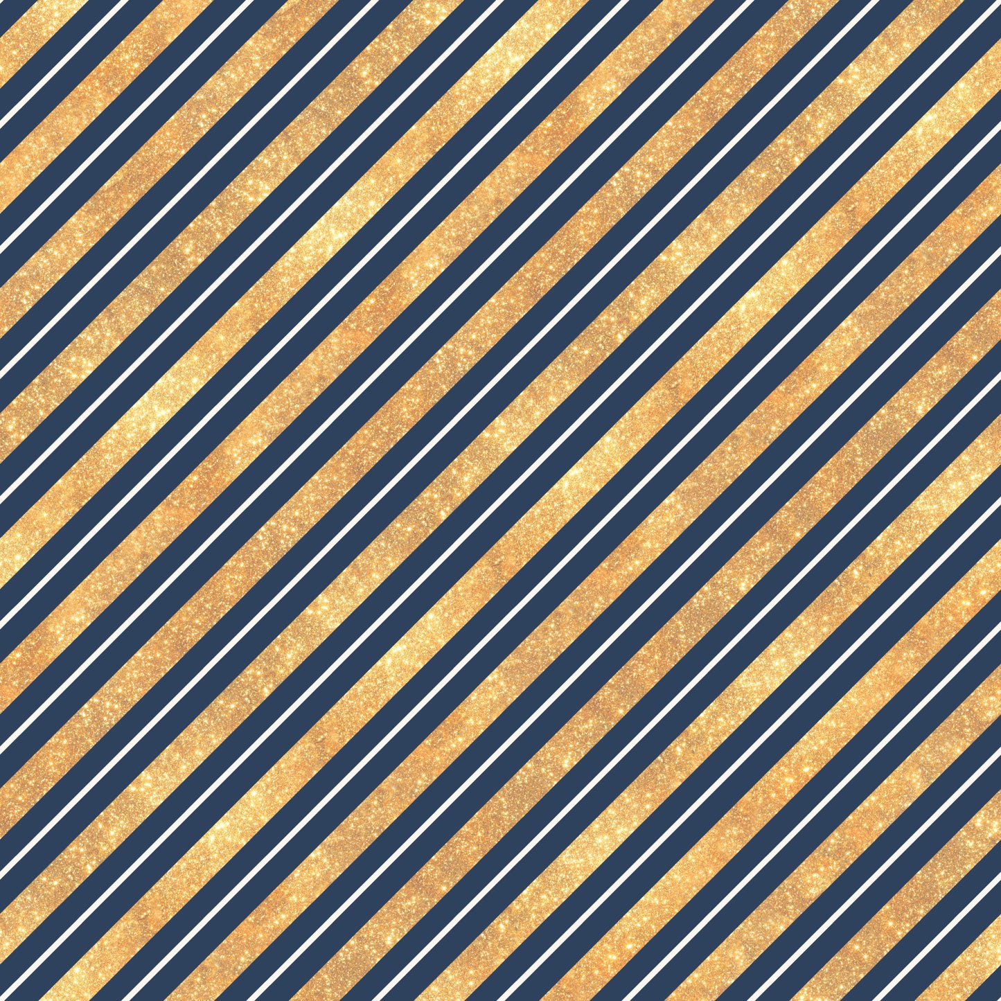 navy blue, gold, metallic gold, diagonal stripes, glitter texture, sparkly, geometric pattern, repeating stripes, angled lines, quilting cotton, fabric panel, celebration theme, festive, shimmery, striped design, party colors, luxurious, elegant pattern, cotton fabric