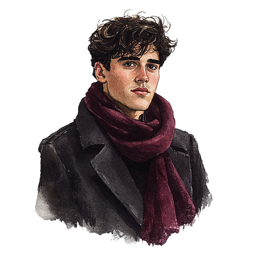 Dark Romance Fabric Panel 7