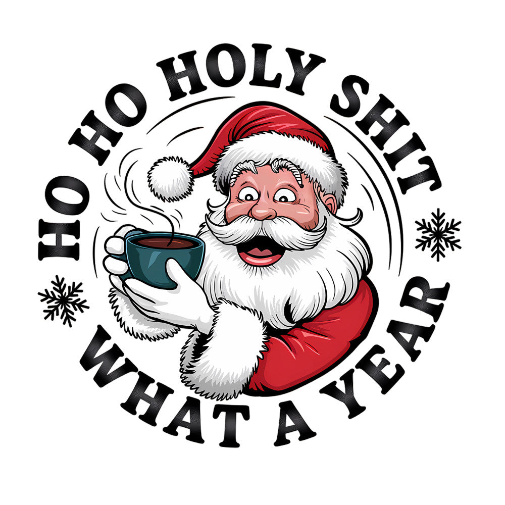 Ho Ho Holy Shit Fabric Panel 1