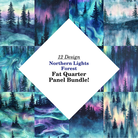 Northern Lights Forest Fat Quarter Bundle