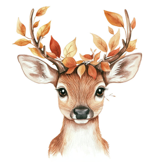 Fall Animal Portrait Fabric Panel 8