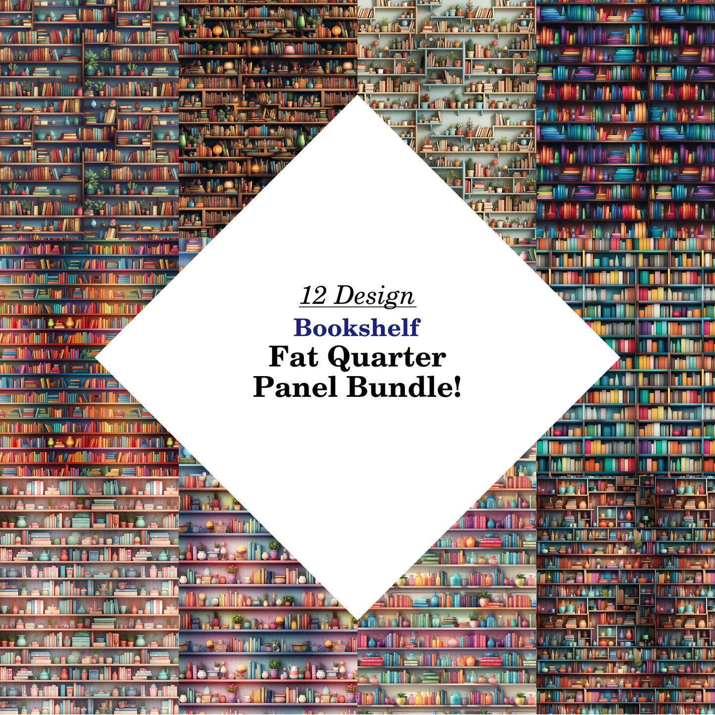 Bookshelf Fat Quarter Bundle