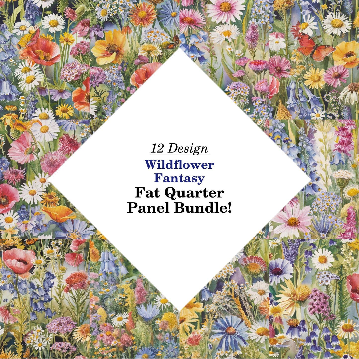 Wildflower Fantasy Fat Quarter Bundle