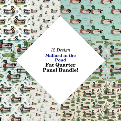 Mallard in the Pond Fat Quarter Bundle