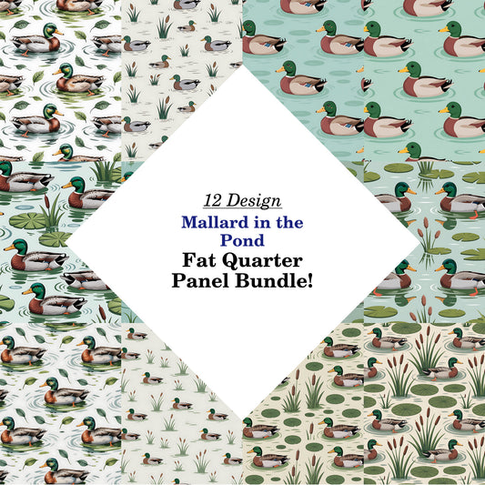 Mallard in the Pond Fat Quarter Bundle