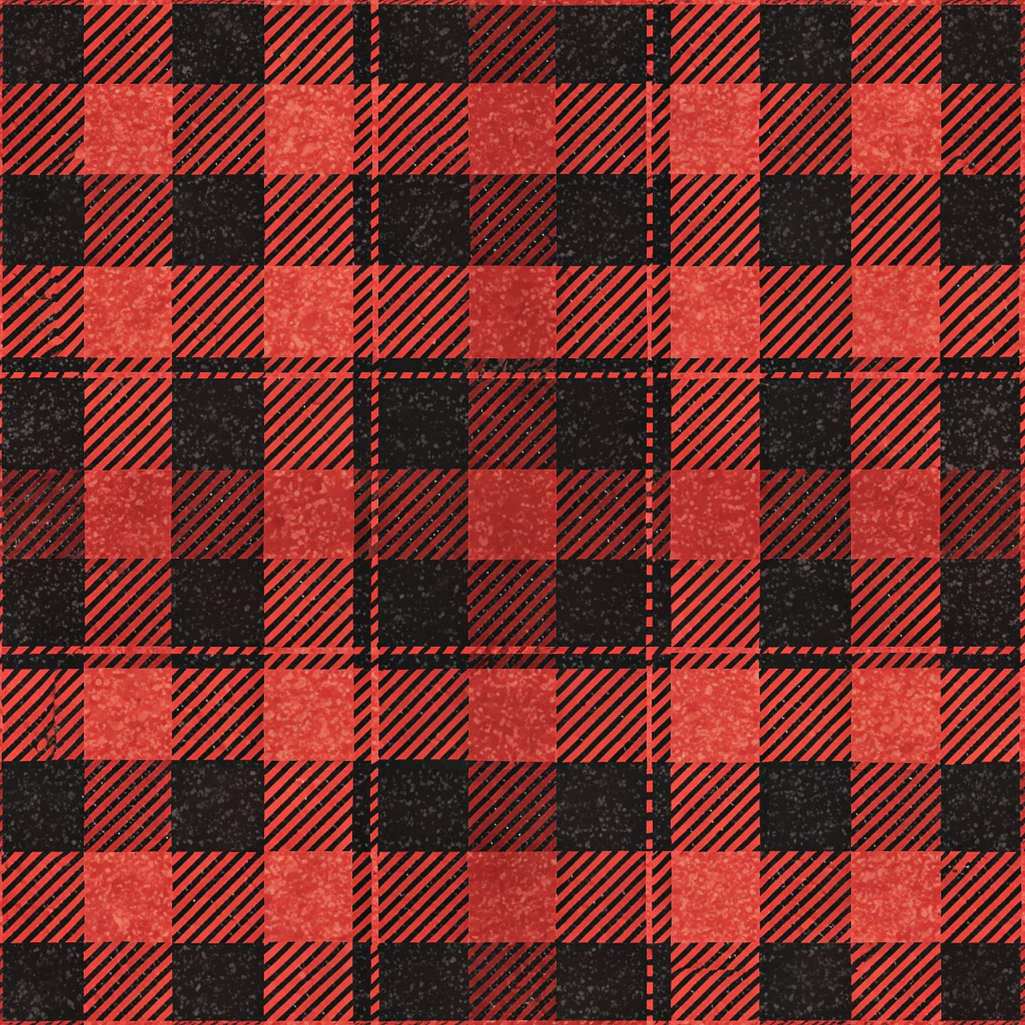red, black, buffalo plaid, checkered pattern, gingham, plaid design, quilting cotton, fabric panel, geometric pattern, alternating squares, diagonal stripes, woven texture, country style, rustic pattern, lumberjack plaid, checker squares, textile design, cotton fabric, craft material, sewing fabric