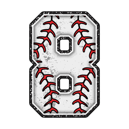Baseball Alphabet Fabric Panel 9