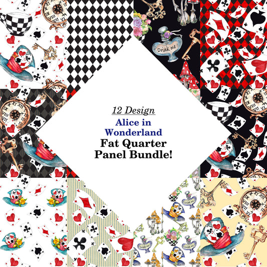 Alice in Wonderland Fat Quarter Bundle