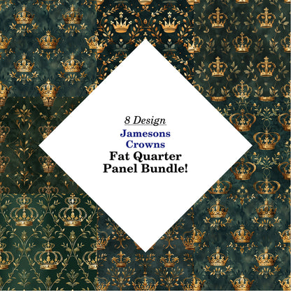 Jamesons Crowns Fat Quarter Bundle