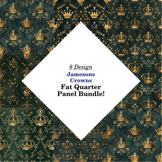 Jamesons Crowns Fat Quarter Bundle