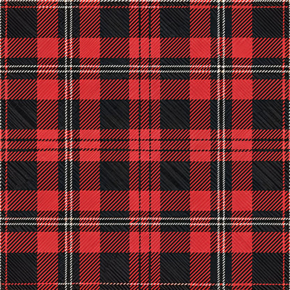 red, black, white, buffalo plaid, checkered pattern, gingham, plaid design, quilting cotton, fabric panel, geometric pattern, squares, stripes, country style, rustic, farmhouse, lumberjack pattern, tartan inspired, woven texture, repeating motif