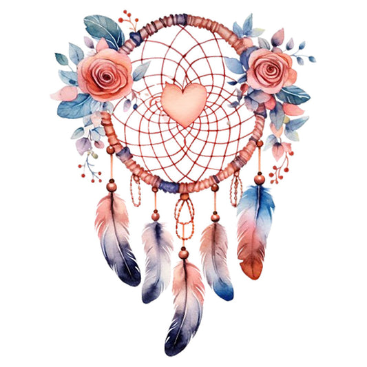 Watercolor Dream Catcher Fabric Panel 9
