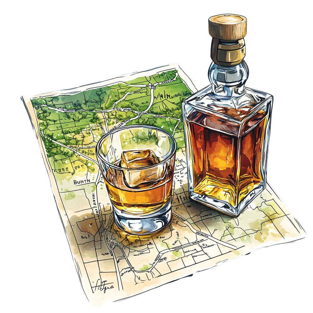 Bourbon Trail Fabric Panel 3