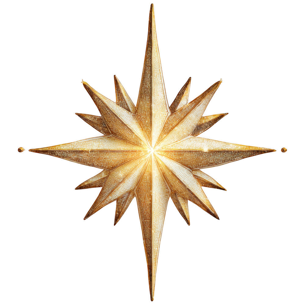 Gold Nativity Fabric Panel 20