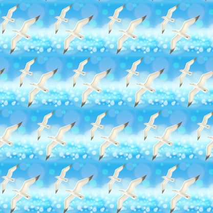 Summer Beach Pattern 10 Quilting Cotton Fabric