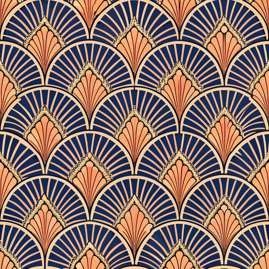 Art Deco Pattern 6 Quilting Cotton Fabric
