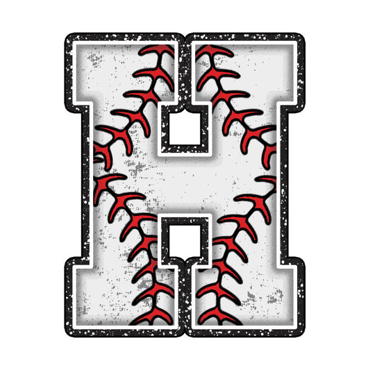 Baseball Alphabet Fabric Panel 18