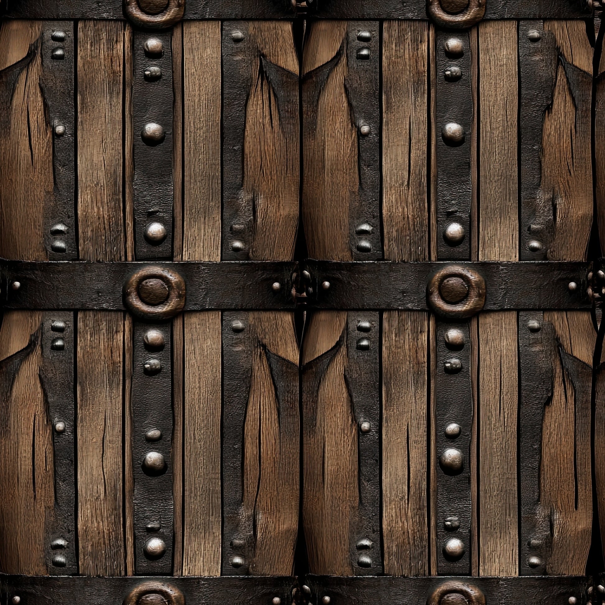 western theme, rustic wood, leather straps, metal studs, brown tones, tan colors, dark brown, weathered texture, vintage style, cowboy aesthetic, quilting cotton, fabric panel, distressed finish, rustic hardware, western wear, frontier style, aged appearance, country motif