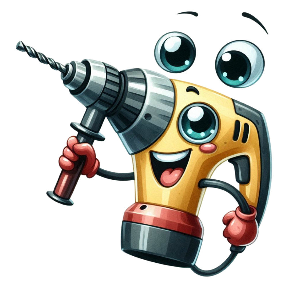 Cute Construction Characters Fabric Panel 17