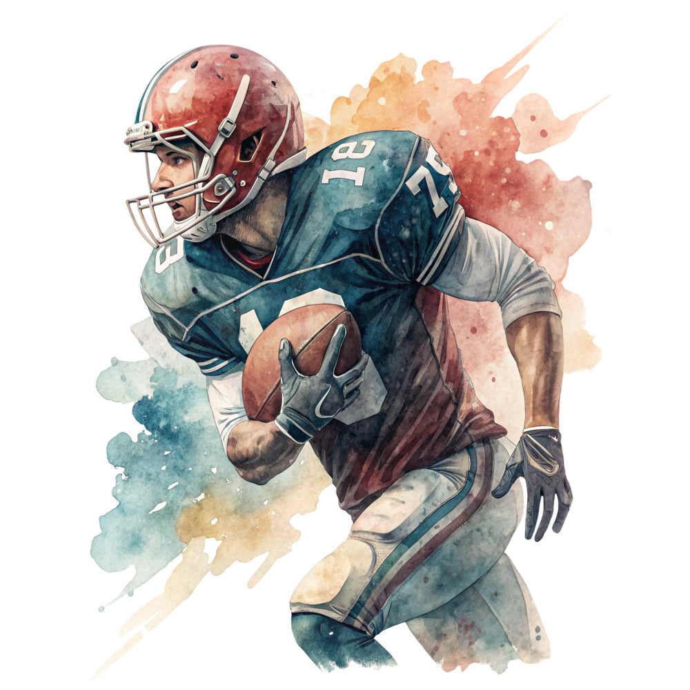 Football Player Fabric Panel 6