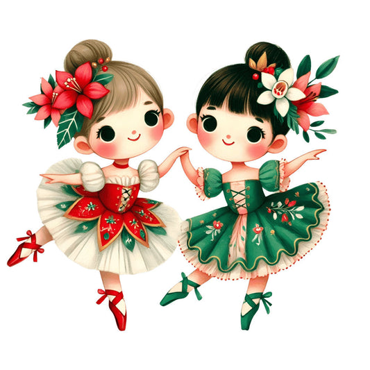 Nutcracker Ballet Fabric Panel 60