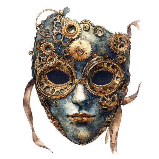 Victorian Steampunk Fabric Panel 32