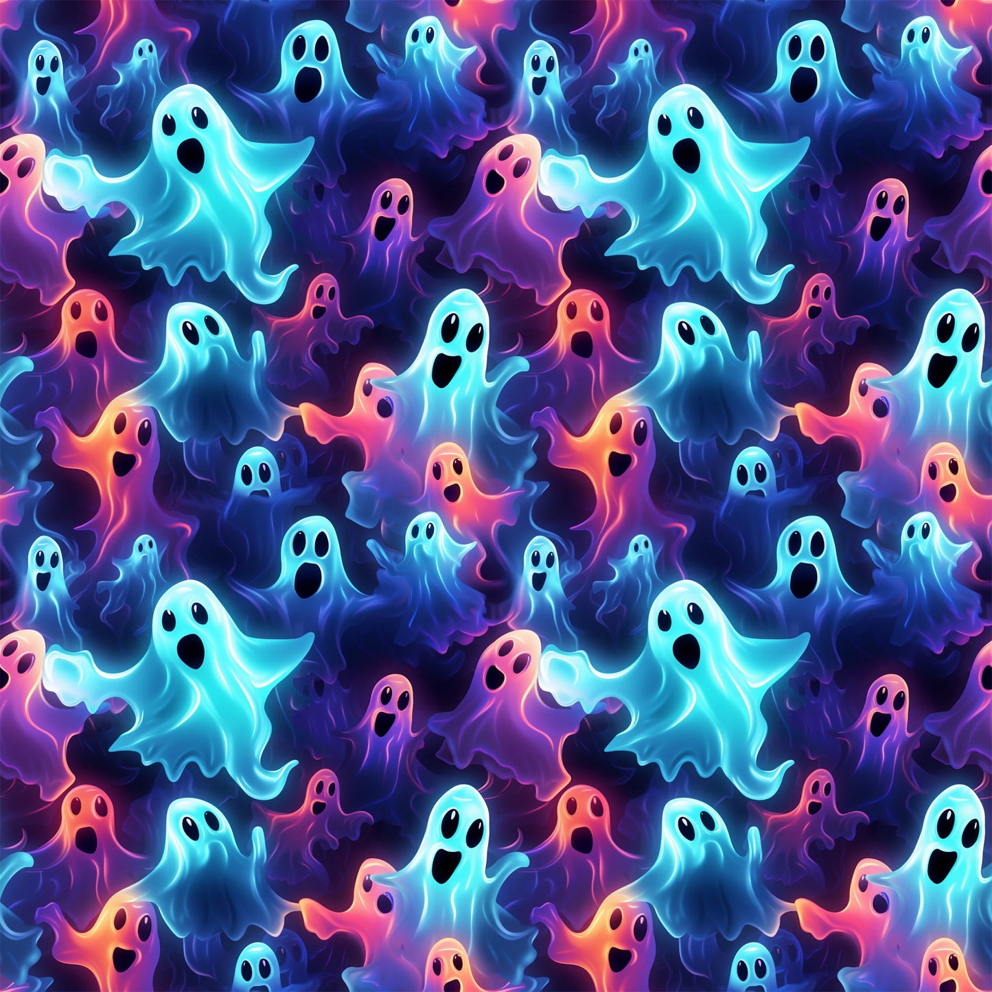 Daily Deal: Scary Halloween Pattern 10 Quilting Cotton Fabric - 45" x 1 Yard"