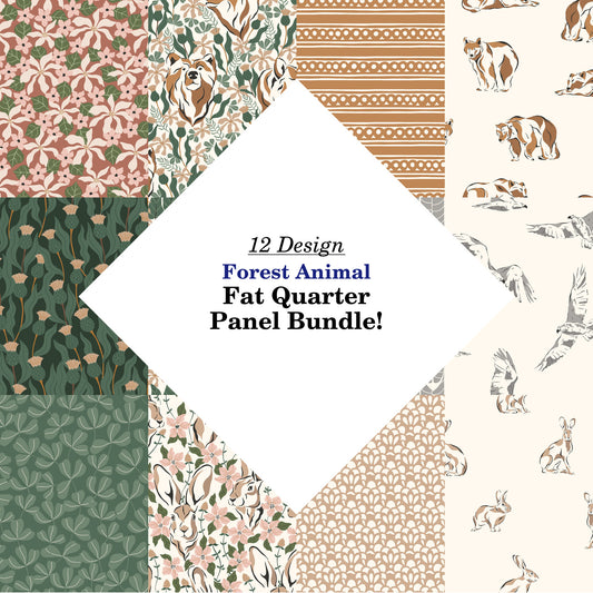 Forest Animal Fat Quarter Bundle