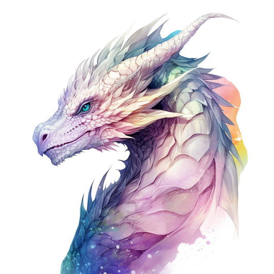 Elemental Dragons Fabric Panel 32