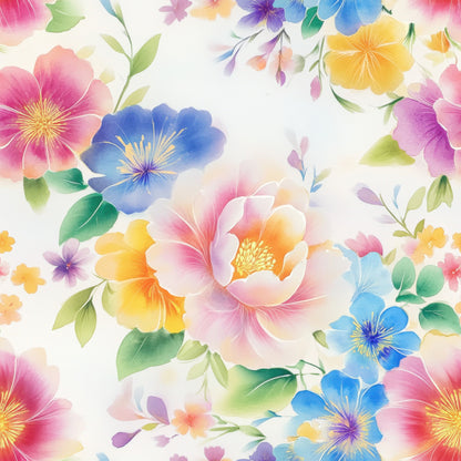 Japanese Floral Pattern 4 Quilting Cotton Fabric
