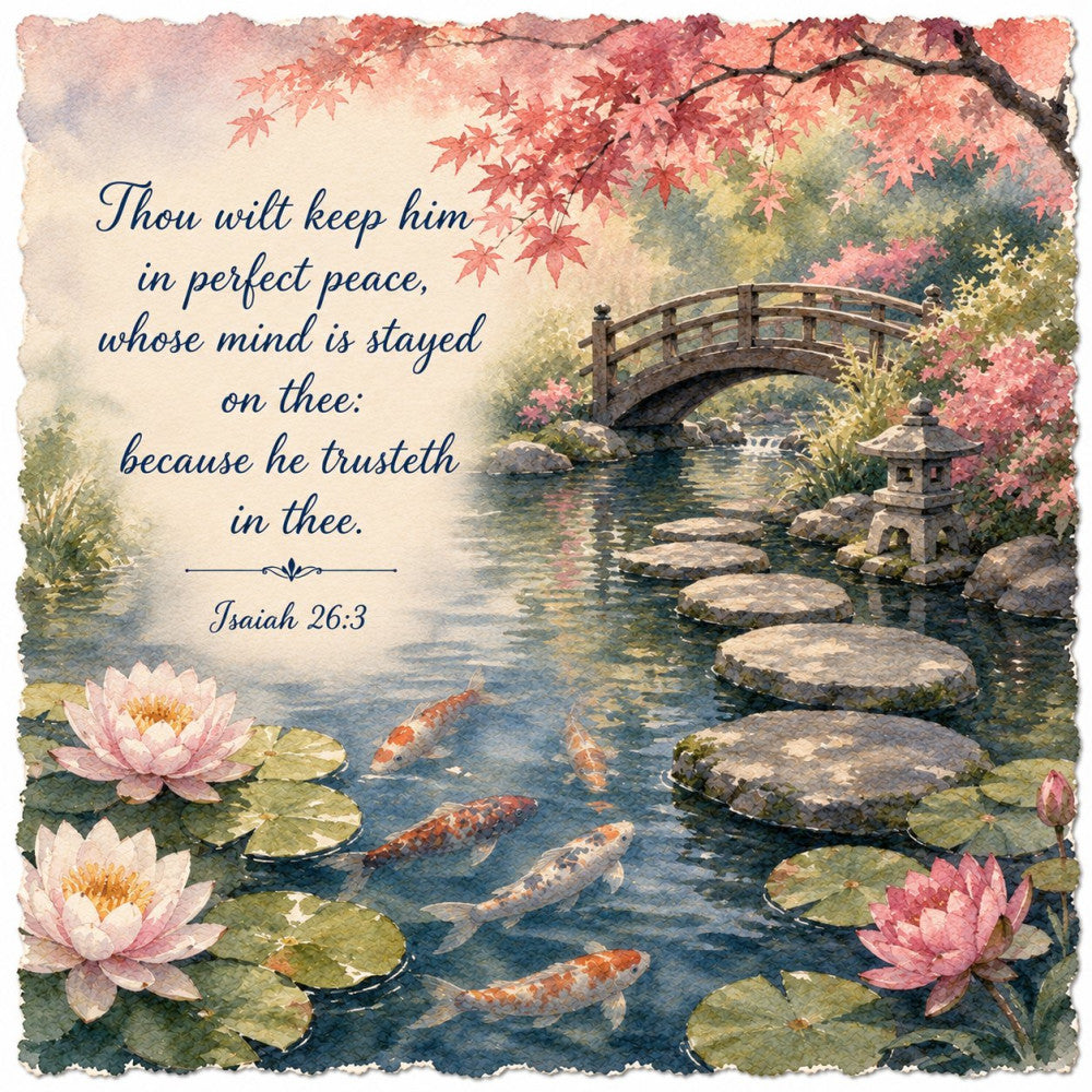 Inspirational Verses Fabric Panel 96