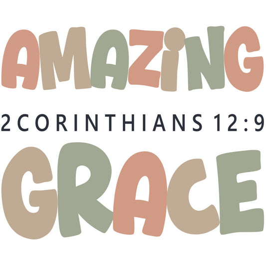 Pastel Amazing Grace Fabric Panel 1