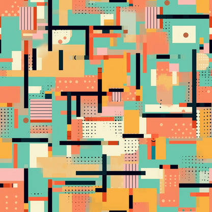 Groovy Boho Hippie Pattern 4 Quilting Cotton Fabric