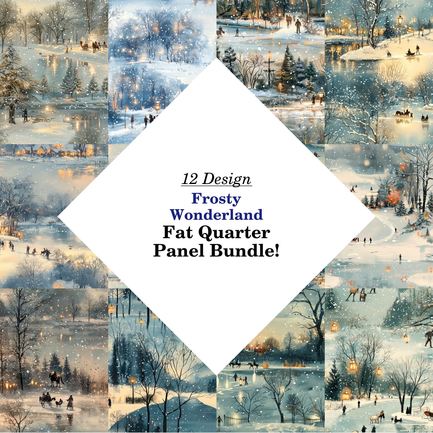 Frosty Wonderland Fat Quarter Bundle