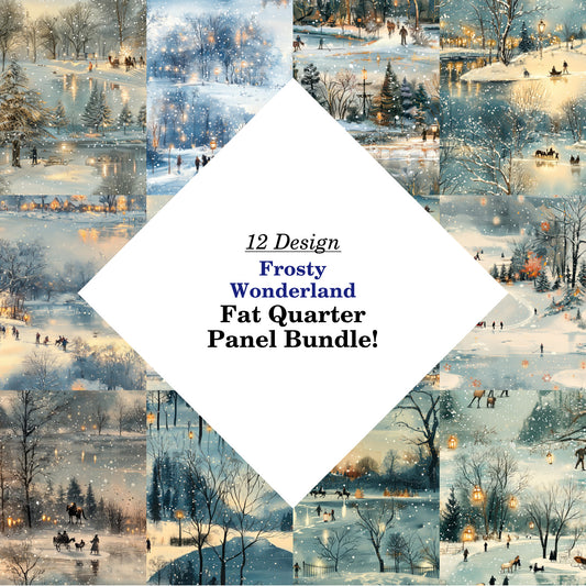 Frosty Wonderland Fat Quarter Bundle