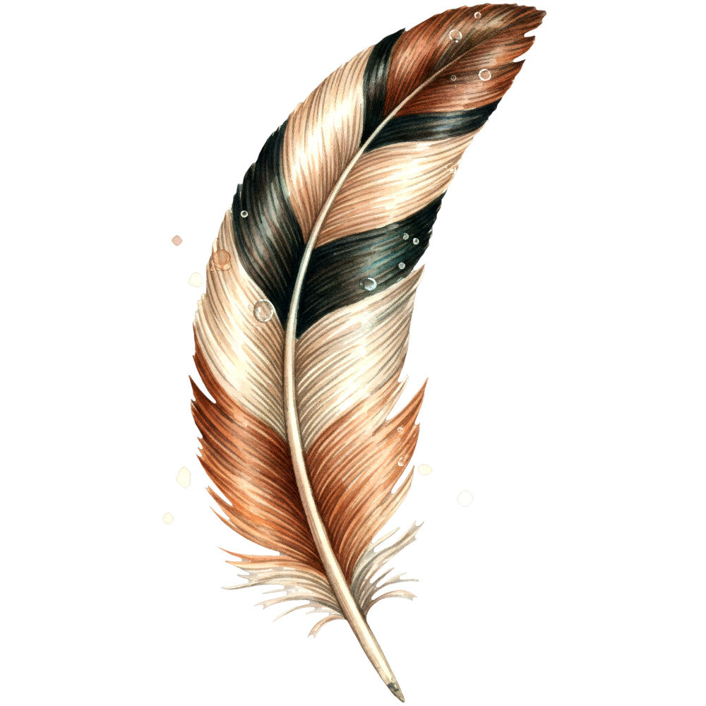 Watercolor Archery Fabric Panel 14